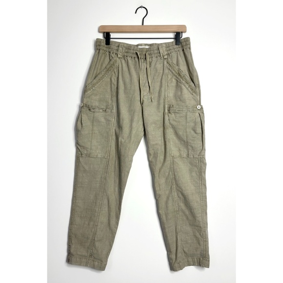 ANTHROPOLOGIE Angela Cropped Cargo Pants - Picture 1 of 7
